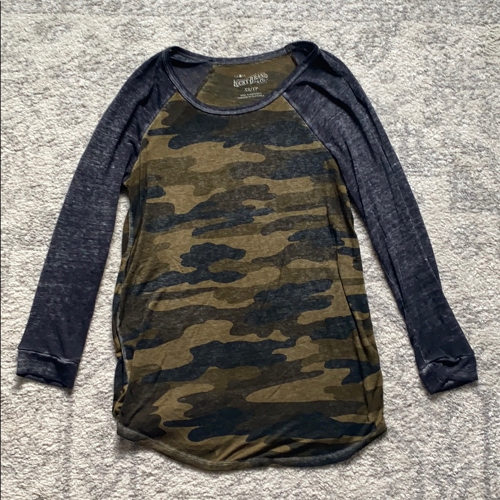 Lucky Brand Camo Long Sleeve
